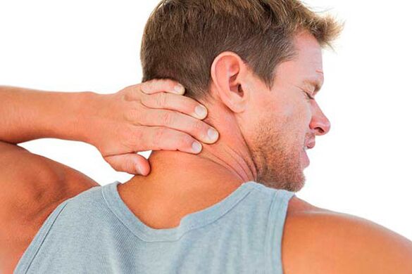 neck pain with osteochondrosis